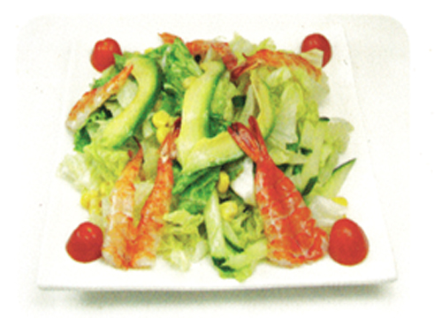 A8.Salade avocat crevette